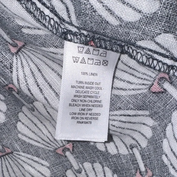 Shell Pattern Button Up - Picture 4 of 5